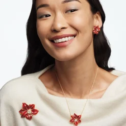 The Met Store Necklaces*Amaryllis Pendant Necklace