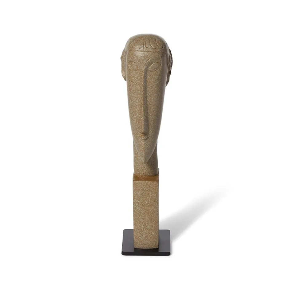The Met Store Sculpture*Amedeo Modigliani: Green Tête Sculpture