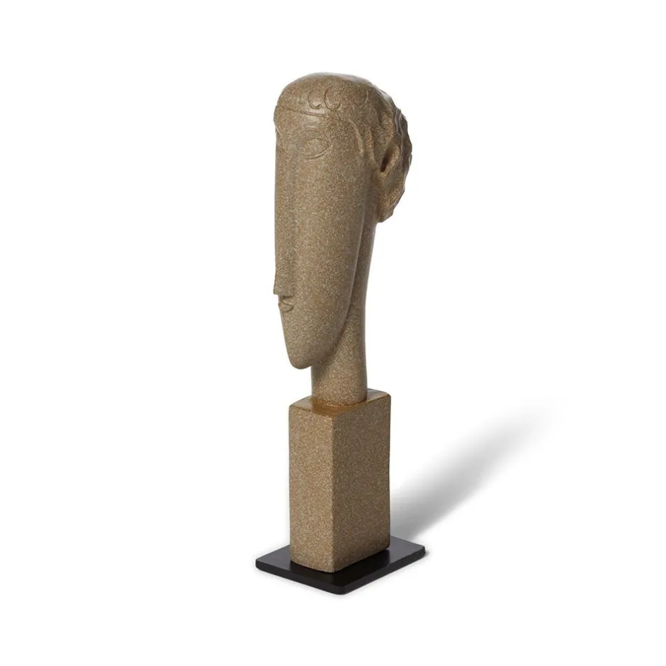 The Met Store Sculpture*Amedeo Modigliani: Green Tête Sculpture