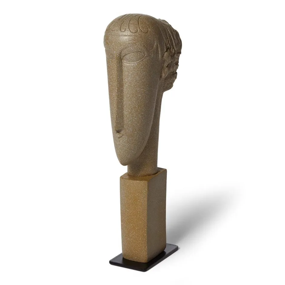 The Met Store Sculpture*Amedeo Modigliani: Green Tête Sculpture
