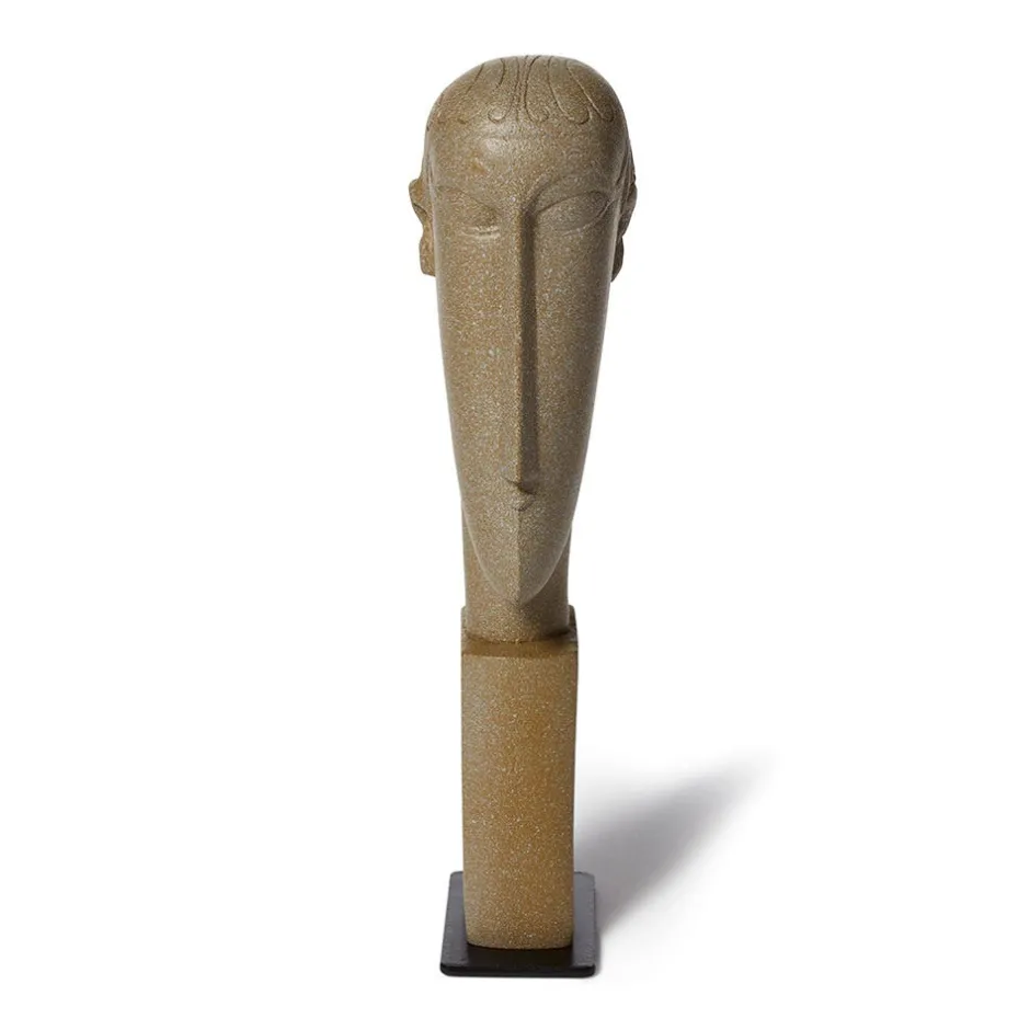 The Met Store Sculpture*Amedeo Modigliani: Green Tête Sculpture