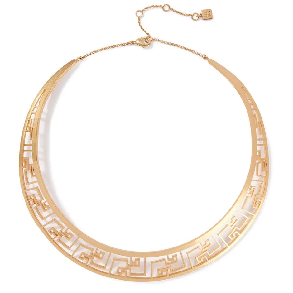 The Met Store Necklaces*Ancient Fretwork Collar Necklace