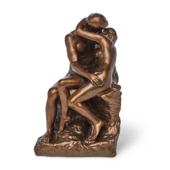 The Met Store Sculpture*Auguste Rodin: The Kiss Bronze-Toned Sculpture