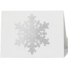 The Met Store Holiday Cards*Bentley: Snow Crystal Fine Holiday Cards with Lined Envelopes and Foil Seals