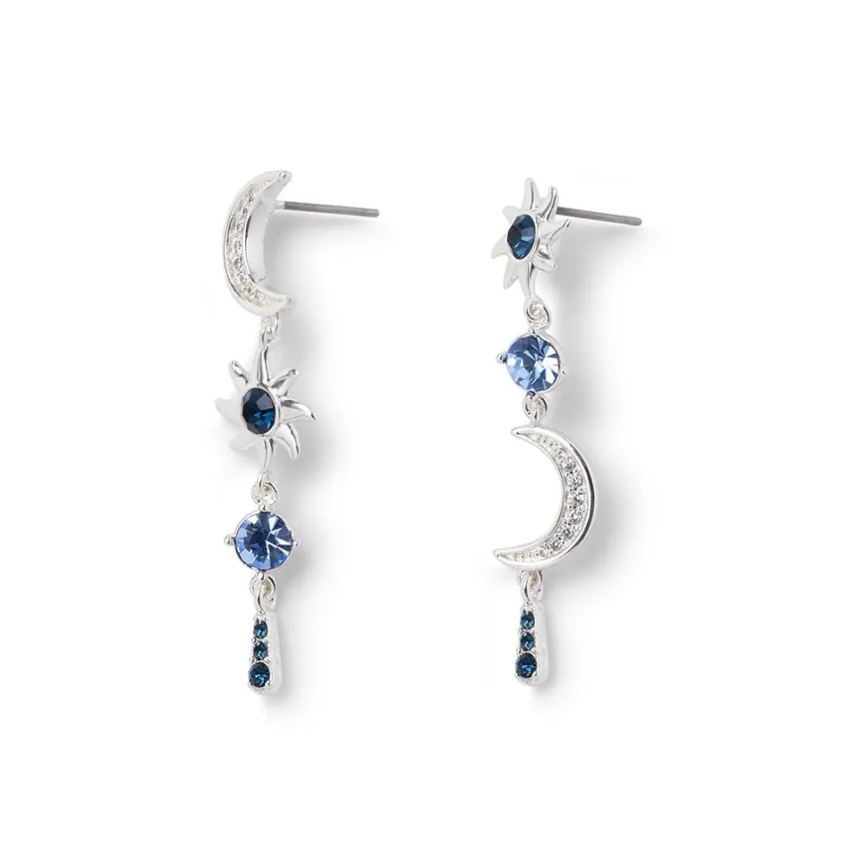 The Met Store Earrings*Celestial Symbols Linear Drop Earrings