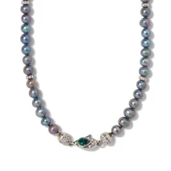 The Met Store Jewelry Sets*Chelsea Peacock Pearl Necklace and Drop Earrings Set