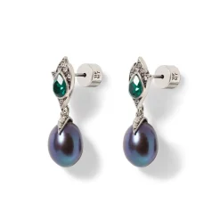 The Met Store Jewelry Sets*Chelsea Peacock Pearl Necklace and Drop Earrings Set