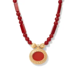 The Met Store Necklaces*Classical Carnelian Pendant Necklace