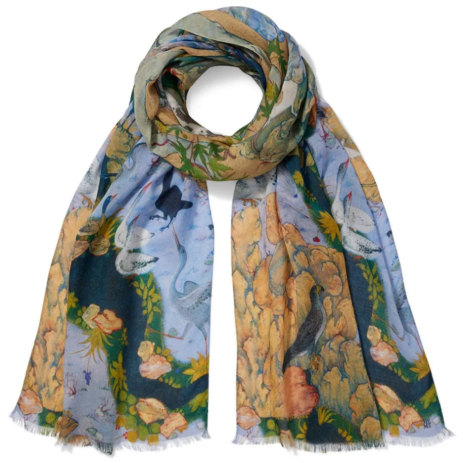The Met Store Scarves & Wraps*Concourse of the Birds Oblong Scarf
