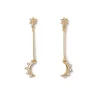The Met Store Earrings*Crescent Moon Drop Earrings