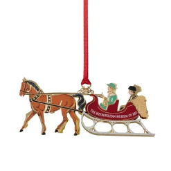 The Met Store Ornaments*Currier & Ives Winter Sleigh Ornament