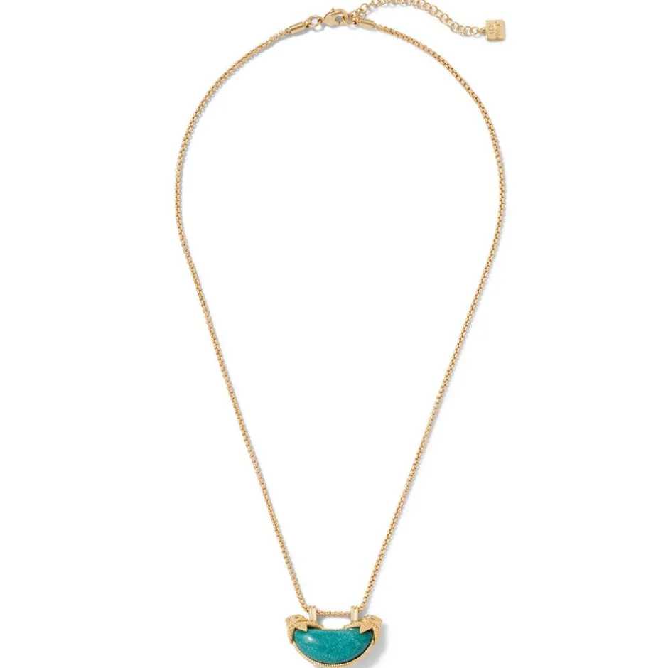 The Met Store Necklaces*Cypriot Jade Crescent Pendant Necklace