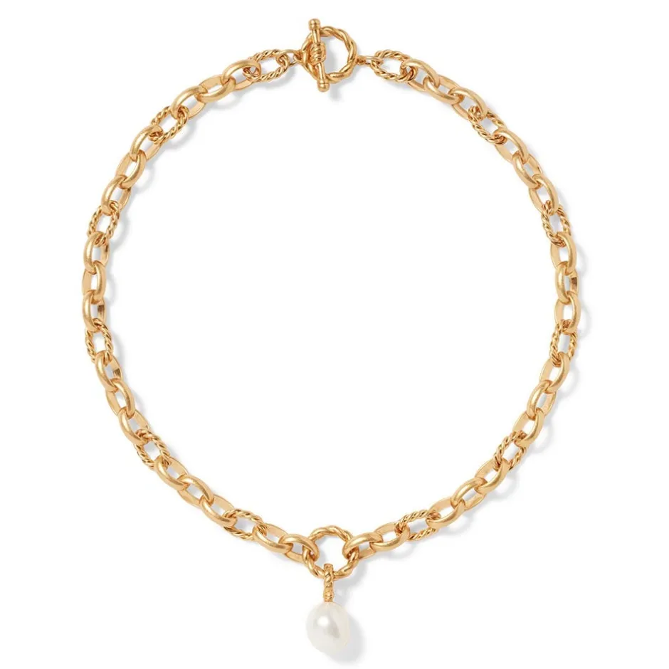 The Met Store Necklaces*Cypriot Twist Pearl Chain Pendant Necklace