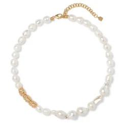 The Met Store Jewelry Sets*Cypriot Twist Pearl Necklace and Drop Earrings Set