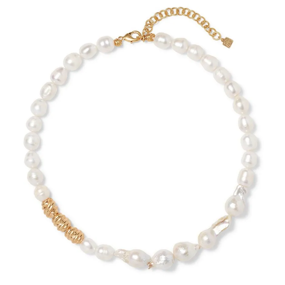 The Met Store Jewelry Sets*Cypriot Twist Pearl Necklace and Drop Earrings Set