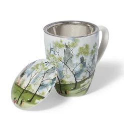 The Met Store Tableware*Dehn Spring in Central Park Covered Mug with Tea Infuser