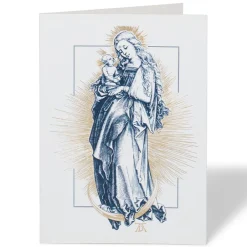 The Met Store Holiday Cards*Dürer: Virgin on the Crescent Fine Holiday Cards with Lined Envelopes and Foil Seals