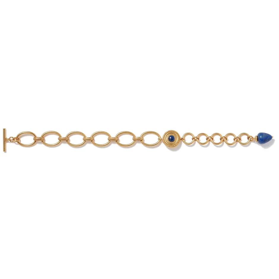 The Met Store Bracelets*Etruscan Lapis T-Bar Bracelet
