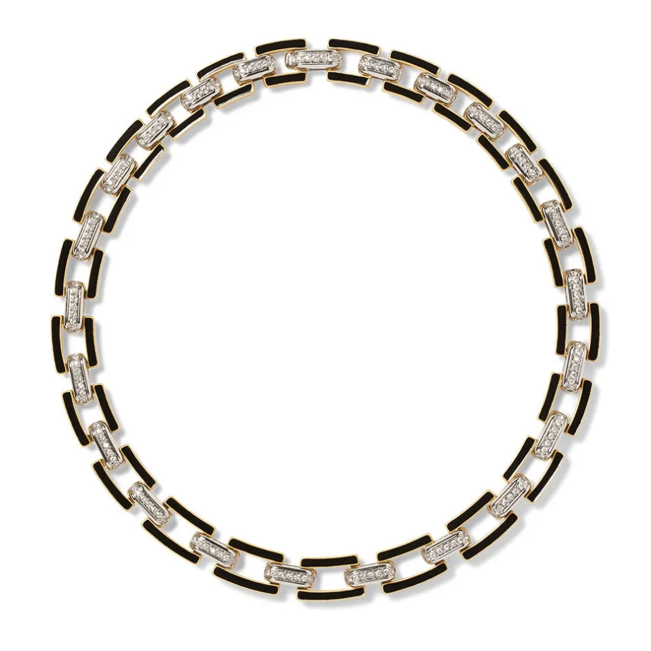 The Met Store Necklaces*European Buckle Enamel Collar Necklace