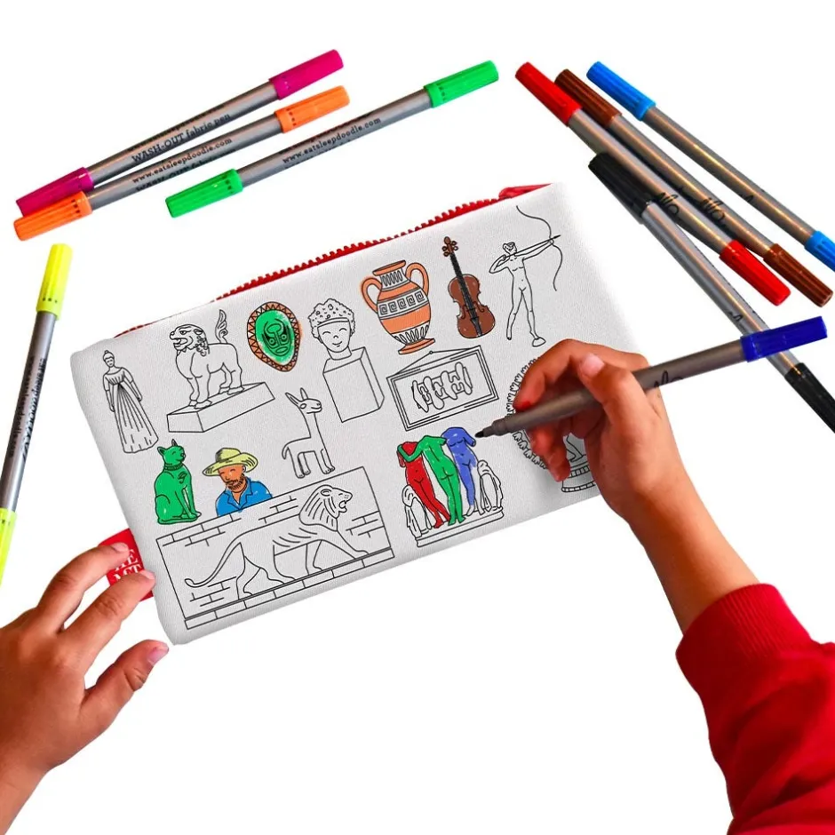 The Met Store Art Supplies & Easels*Favorite Galleries of The Met Color & Learn Washable Kids' Pencil Case