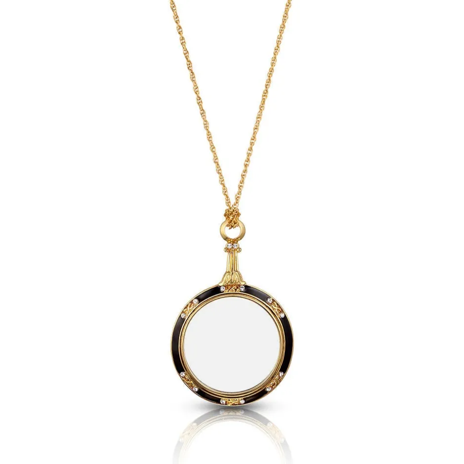 The Met Store Necklaces*Hand-Enameled Magnifier Pendant Necklace