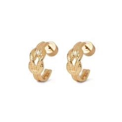 The Met Store Earrings*Herakles Knot Hoop Earrings
