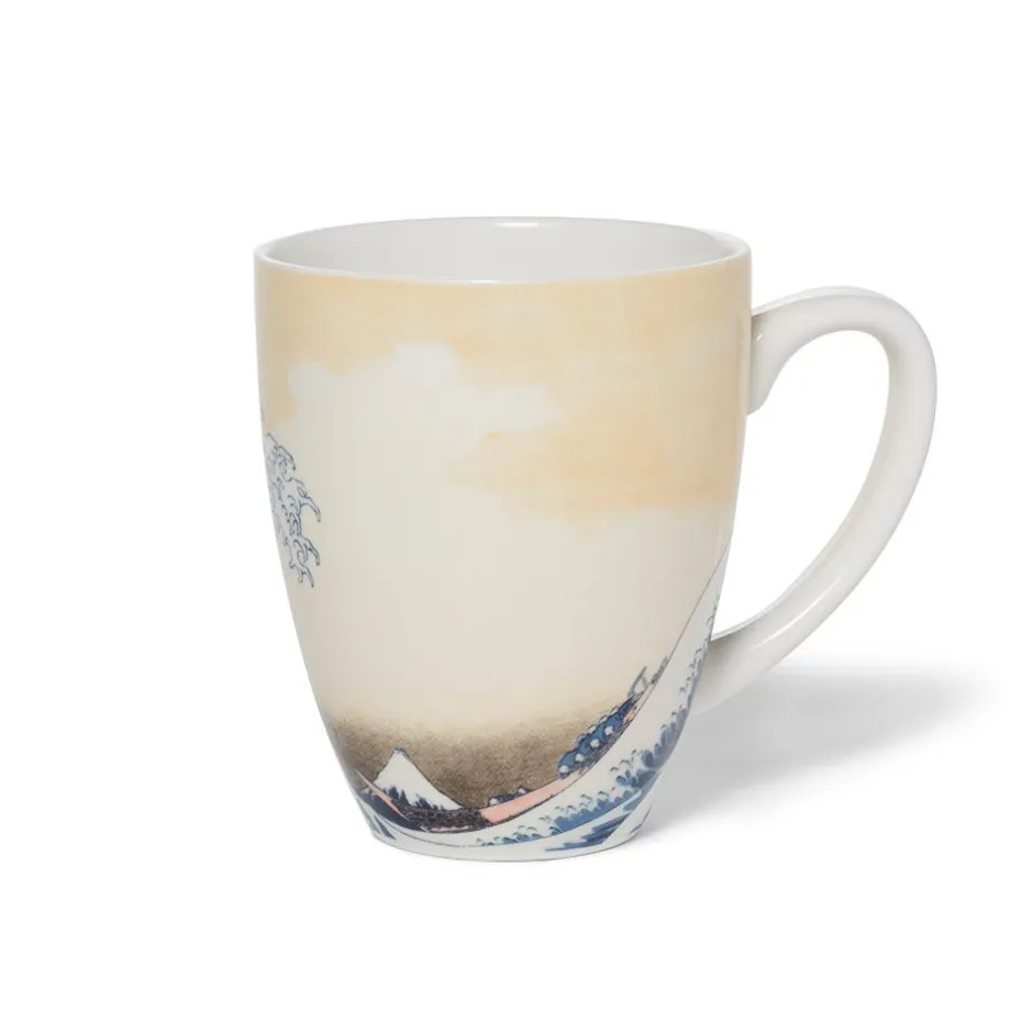 The Met Store Tableware*Hokusai Great Wave Covered Mug with Tea Infuser