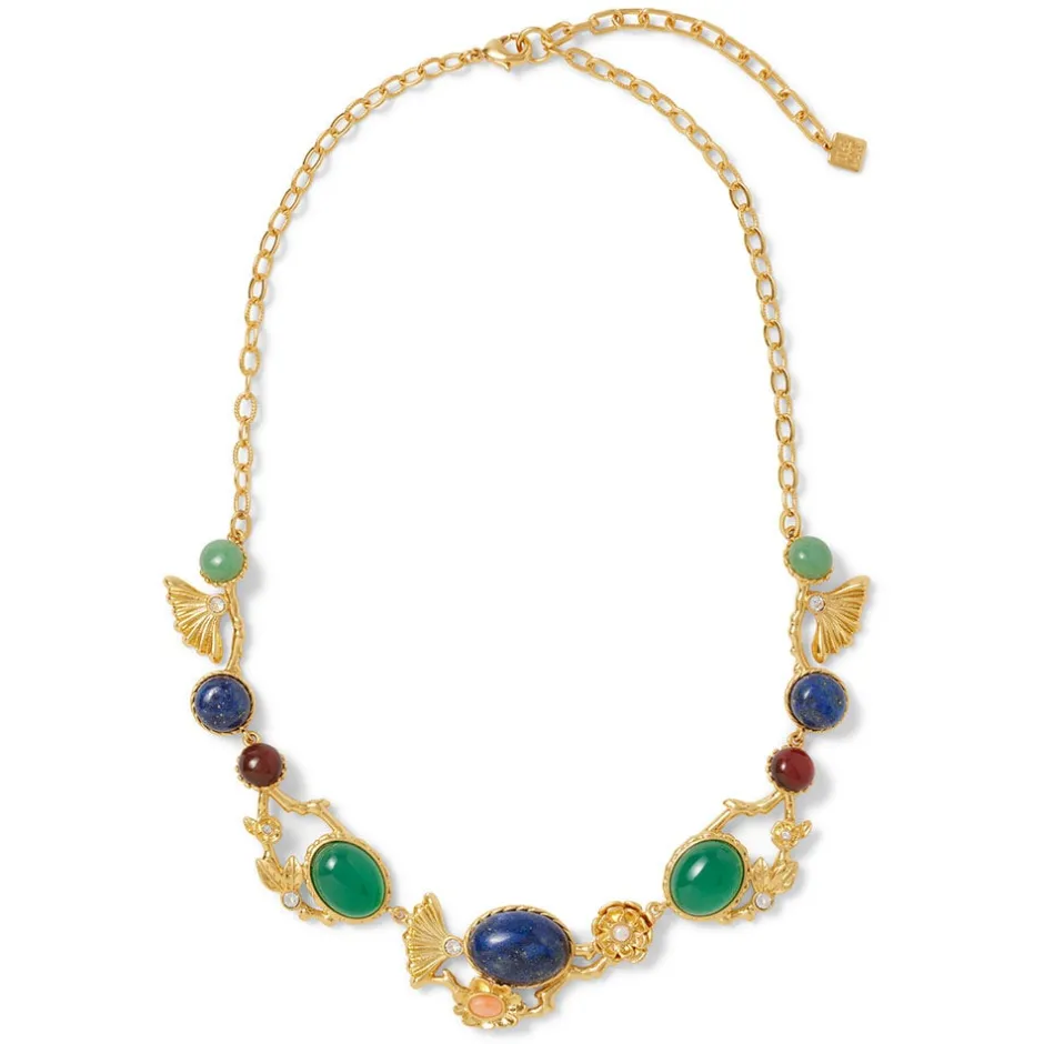 The Met Store Jewelry Sets*Japanese Imari Collar Necklace and Linear Drop Earrings Set