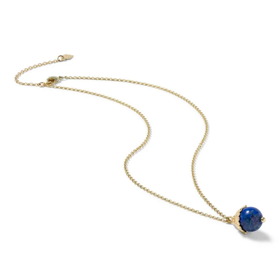 The Met Store Necklaces*Lotus Bead Pendant Necklace
