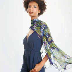 The Met Store Scarves & Wraps*Louis C. Tiffany Irises Oblong Silk Scarf