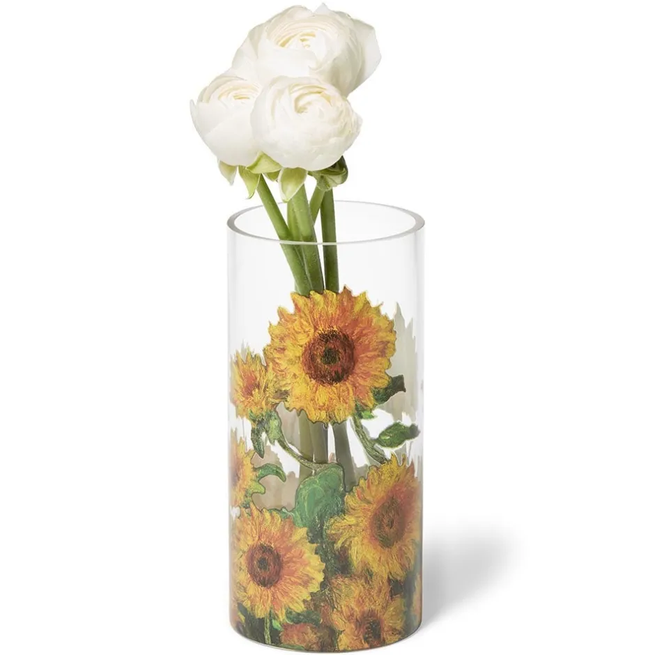 The Met Store Tableware|Decorative Accents*Monet Sunflowers Glass Vase