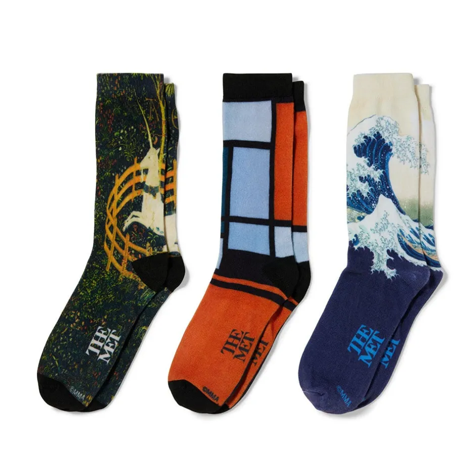 The Met Store Small Accessories*Museum Favorites Men's Gift-Boxed Sock Set
