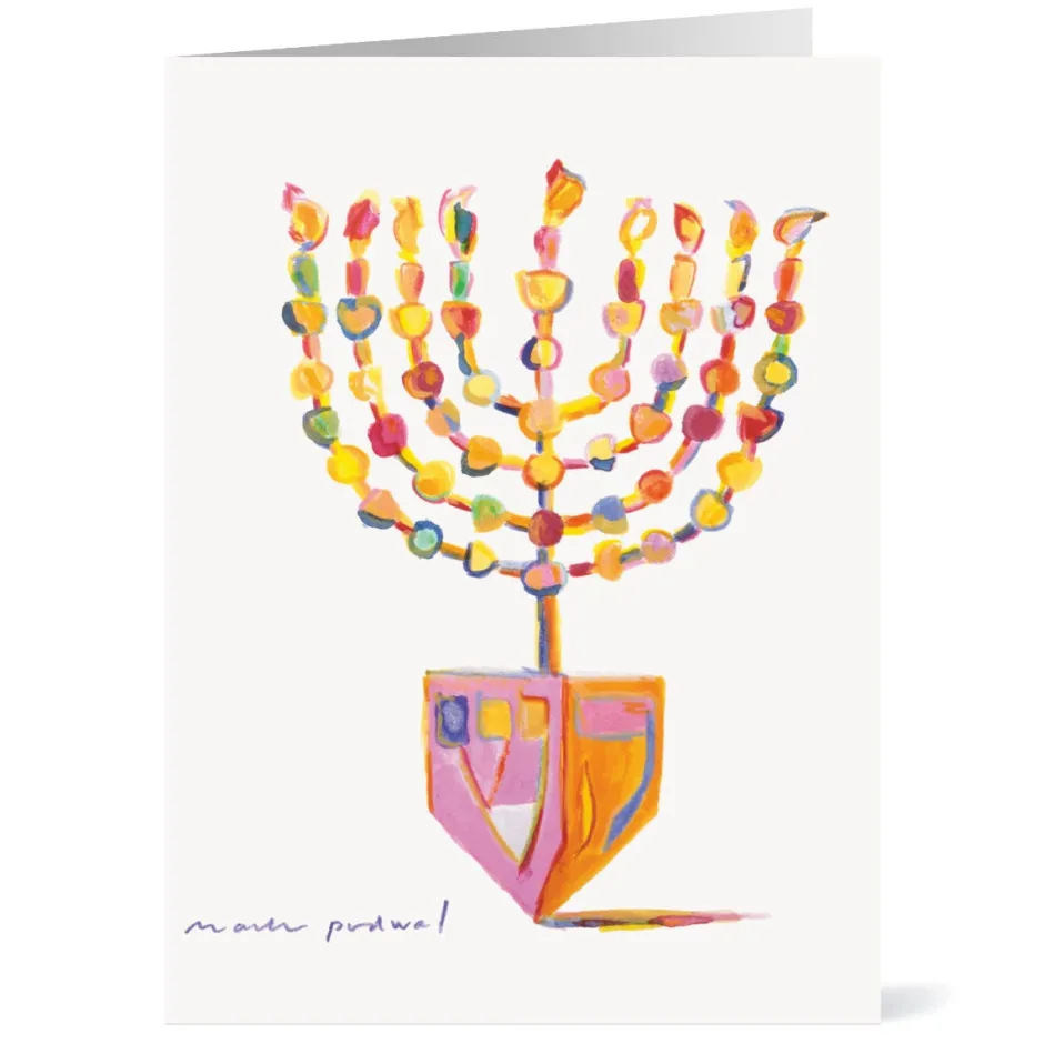 The Met Store Holiday Cards*Podwal: Menorah Dreidel Holiday Cards