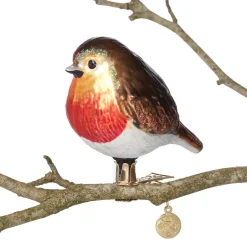The Met Store Ornaments*Robin Glass Ornament