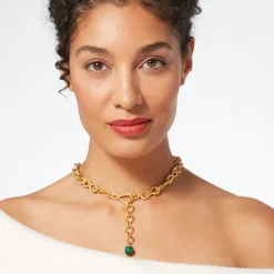 The Met Store Necklaces*Roman Malachite Statement Necklace