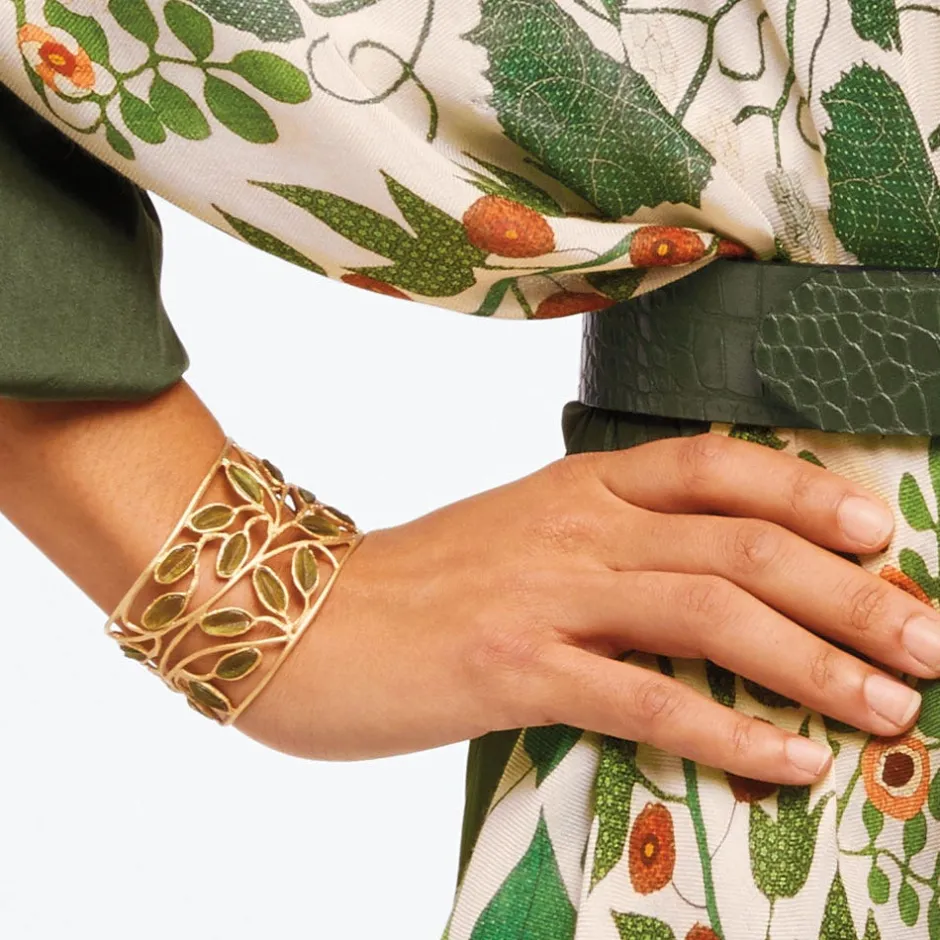 The Met Store Bracelets*Sage Leaf Cuff