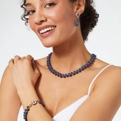 The Met Store Necklaces*Spanish Baldric Lapis Braided Necklace