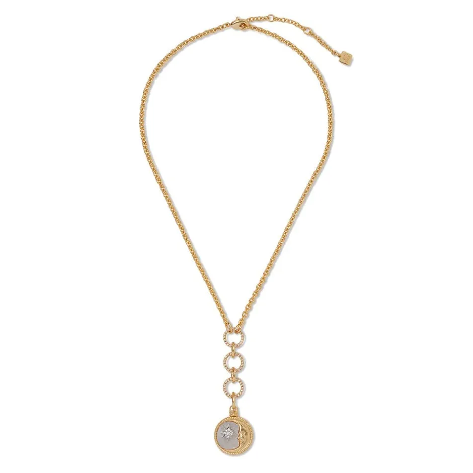 The Met Store Necklaces*Spanish Day and Night Reversible Lariat Pendant Necklace
