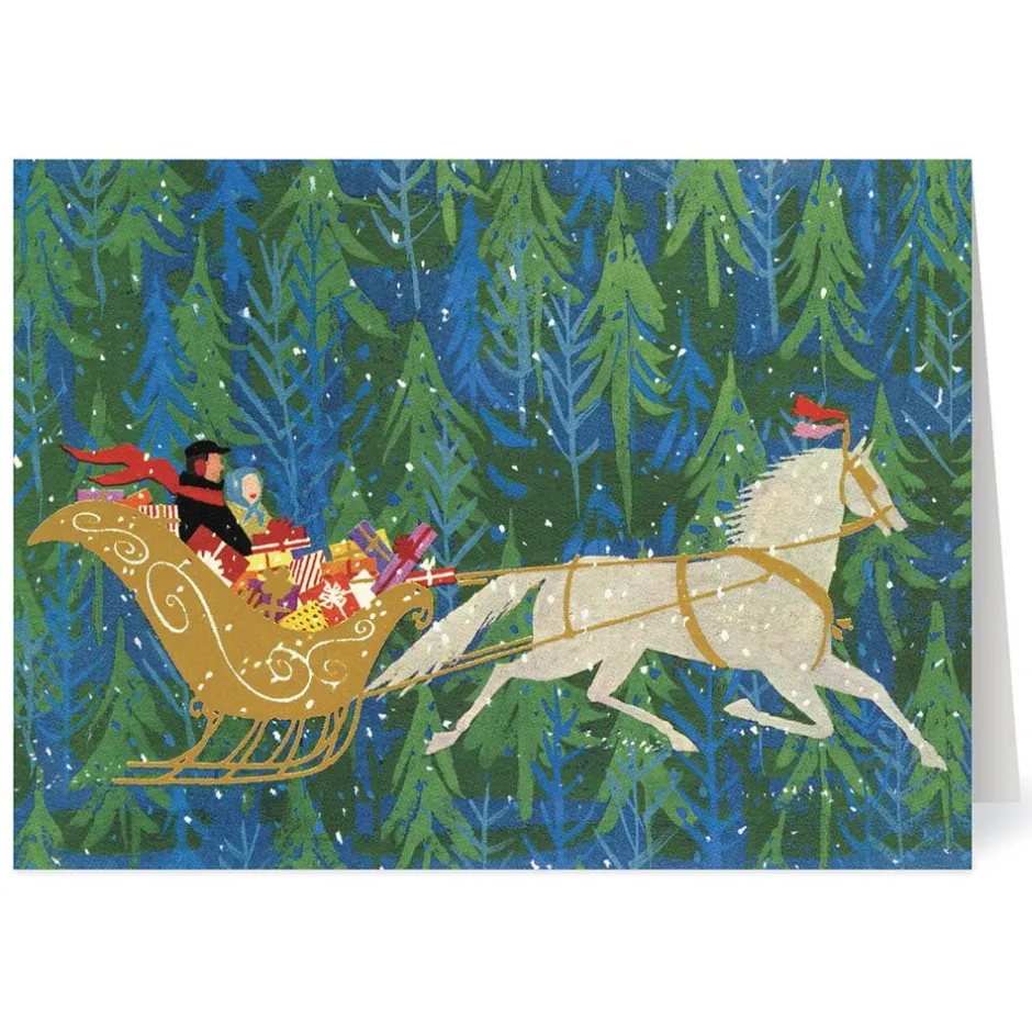 The Met Store Holiday Cards*Tait: Sleigh Ride Through the Forest Holiday Cards