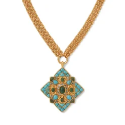 The Met Store Necklaces*Tibetan Mandala Pendant Necklace