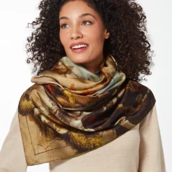 The Met Store Scarves & Wraps*Tiepolo Allegory of the Planets and Continents Oversize Unisex Oblong Silk Scarf